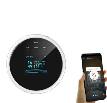Alarma de Gas Inteligente para el Hogar — Detección Rápida y Alerta Sonora Tigershopping