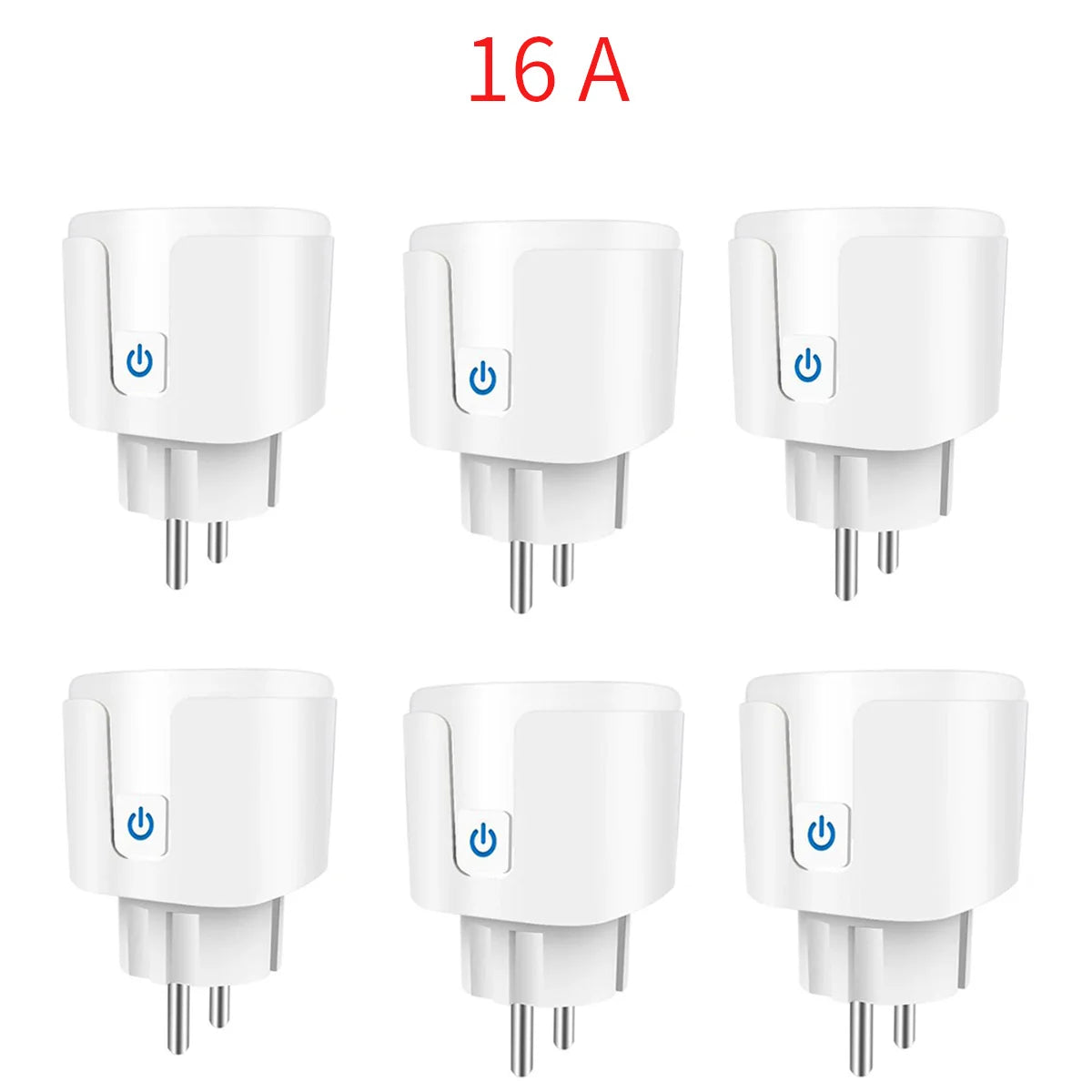 Enchufe Inteligente WiFi 16A/20A — Monitor de Energía, Temporizador y Compatible con Alexa y Google Home Tigershopping