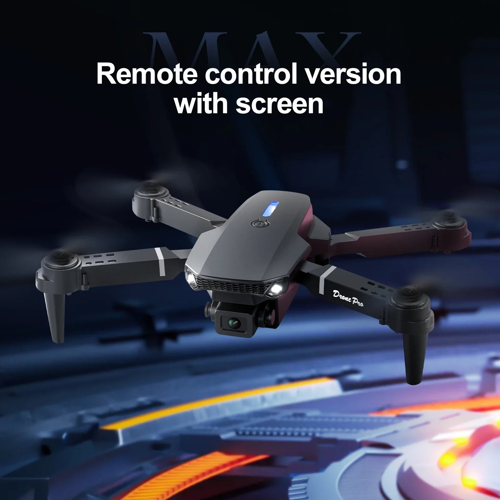 Dron con Cámara Dual 4K — Control Remoto con Pantalla, Flujo Óptico y Vuelo Estable Tigershopping