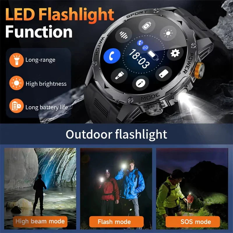 Smartwatch AK87 Pro — Llamadas Bluetooth, Monitor de Salud y Batería 1000mAh Tigershopping