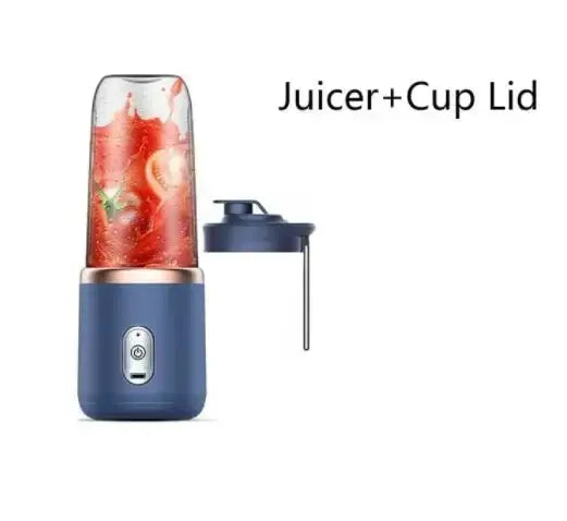 Licuadora Portátil Eléctrica 400ml – Carga USB | Rosa & Azul Tigershopping