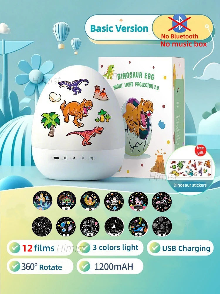 DinoGlow™ Proyector de Huevo 🦖✨ — Cielo Estrellado Mágico para Niños Tigershopping