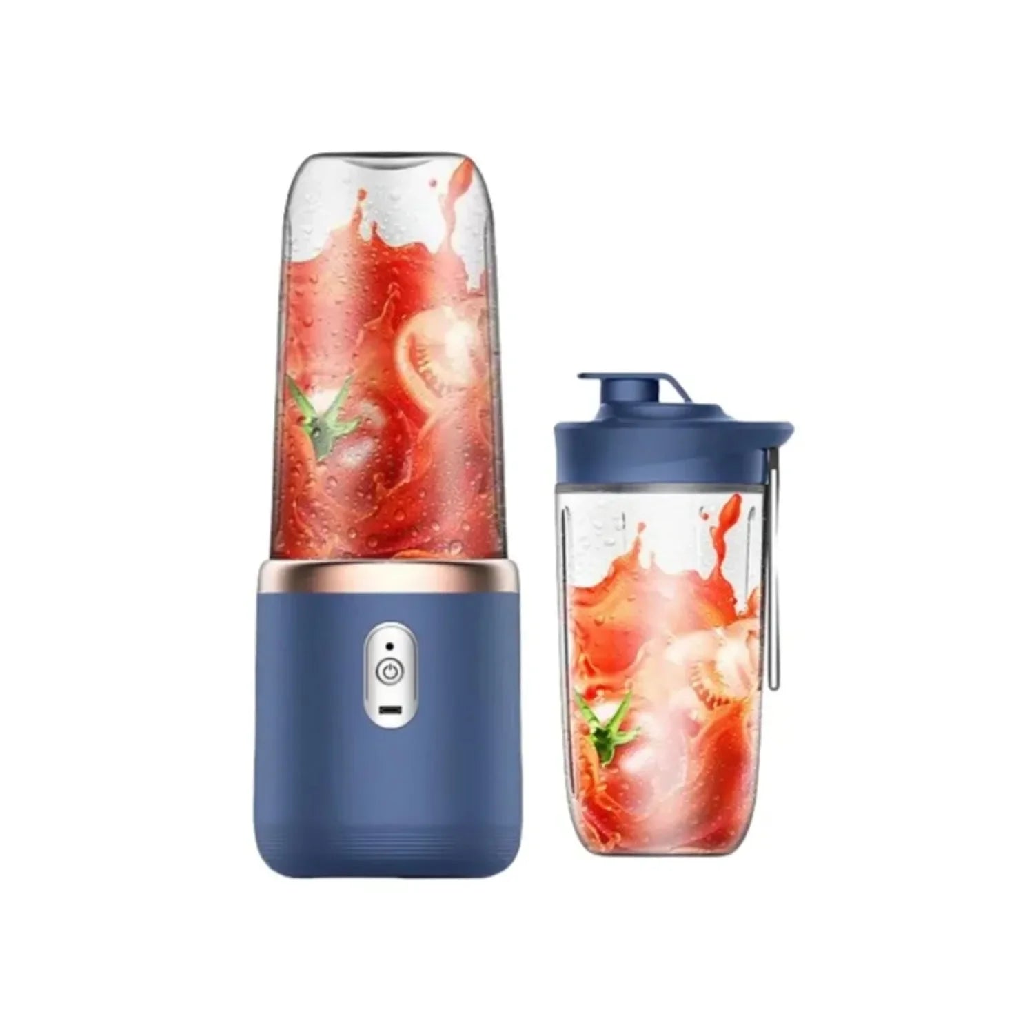 Licuadora Portátil Eléctrica 400ml – Carga USB | Rosa & Azul Tigershopping