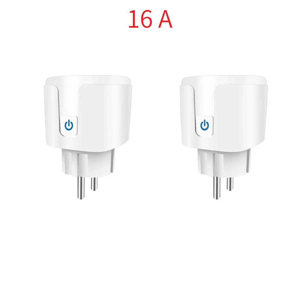 Enchufe Inteligente WiFi 16A/20A — Monitor de Energía, Temporizador y Compatible con Alexa y Google Home Tigershopping