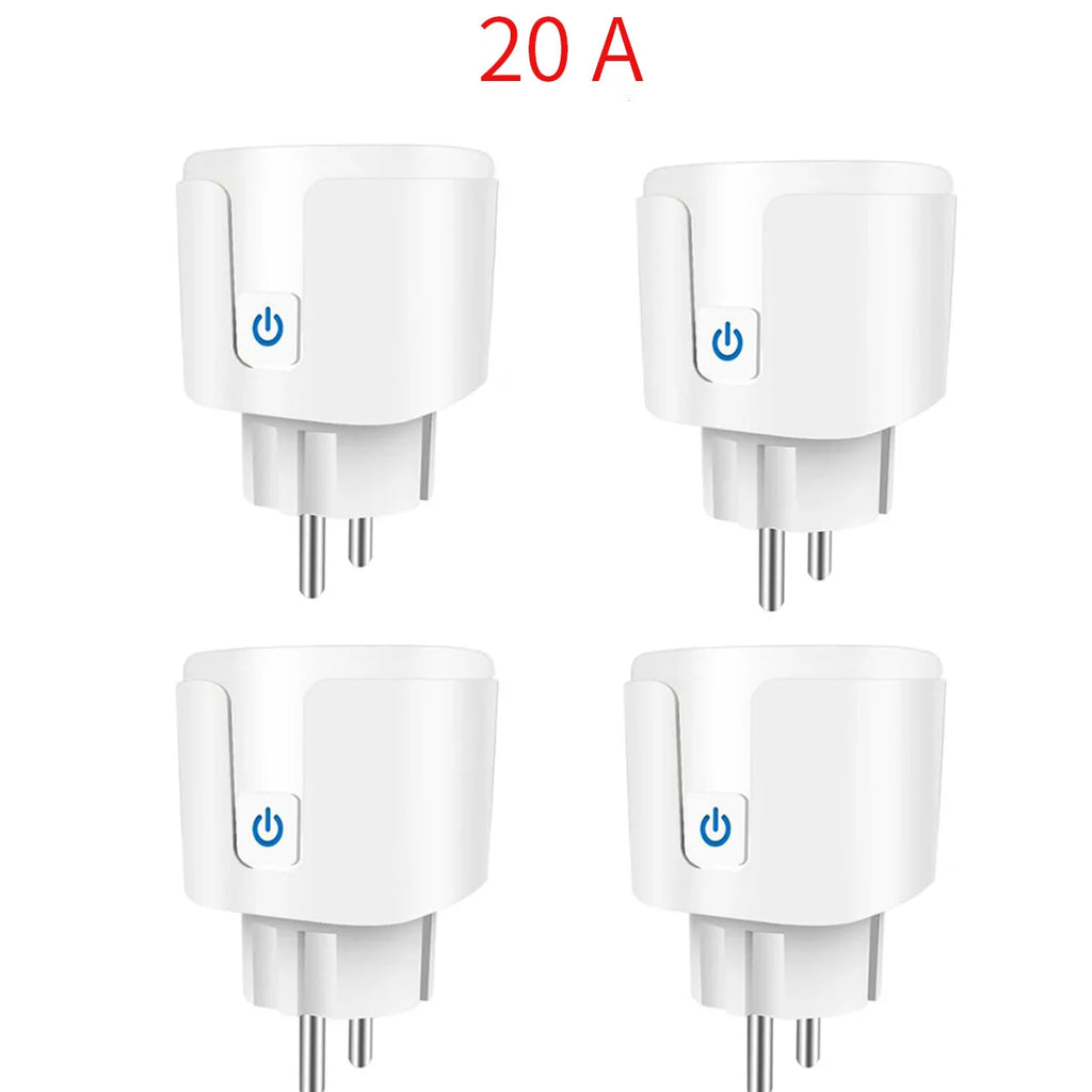 Enchufe Inteligente WiFi 16A/20A — Monitor de Energía, Temporizador y Compatible con Alexa y Google Home Tigershopping