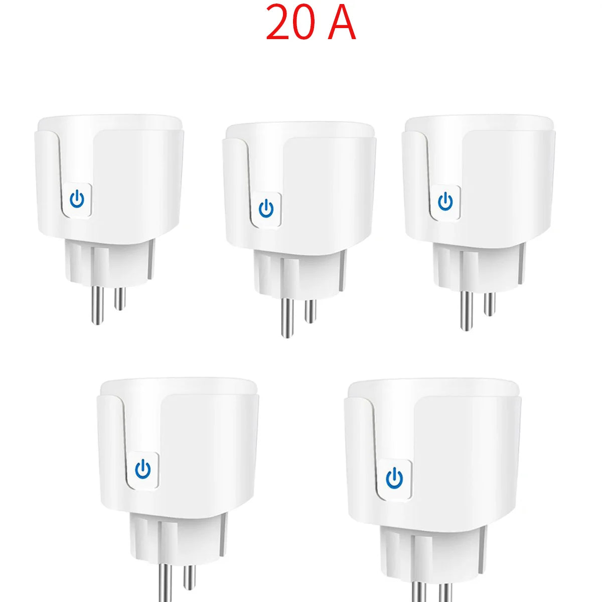 Enchufe Inteligente WiFi 16A/20A — Monitor de Energía, Temporizador y Compatible con Alexa y Google Home Tigershopping