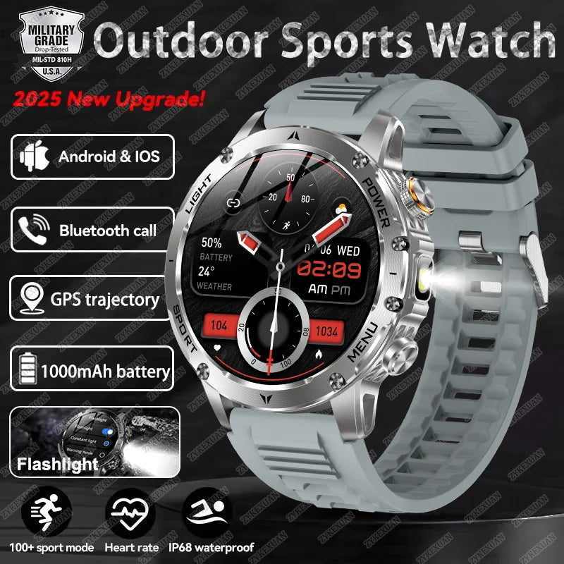 Smartwatch AK87 Pro — Llamadas Bluetooth, Monitor de Salud y Batería 1000mAh Tigershopping