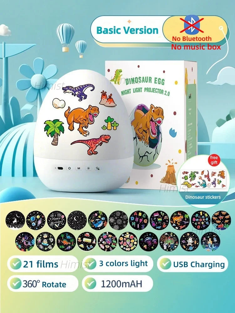 DinoGlow™ Proyector de Huevo 🦖✨ — Cielo Estrellado Mágico para Niños Tigershopping