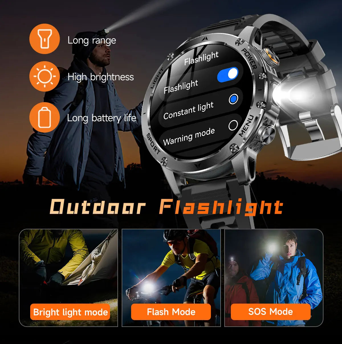 Smartwatch AK87 Pro — Llamadas Bluetooth, Monitor de Salud y Batería 1000mAh Tigershopping