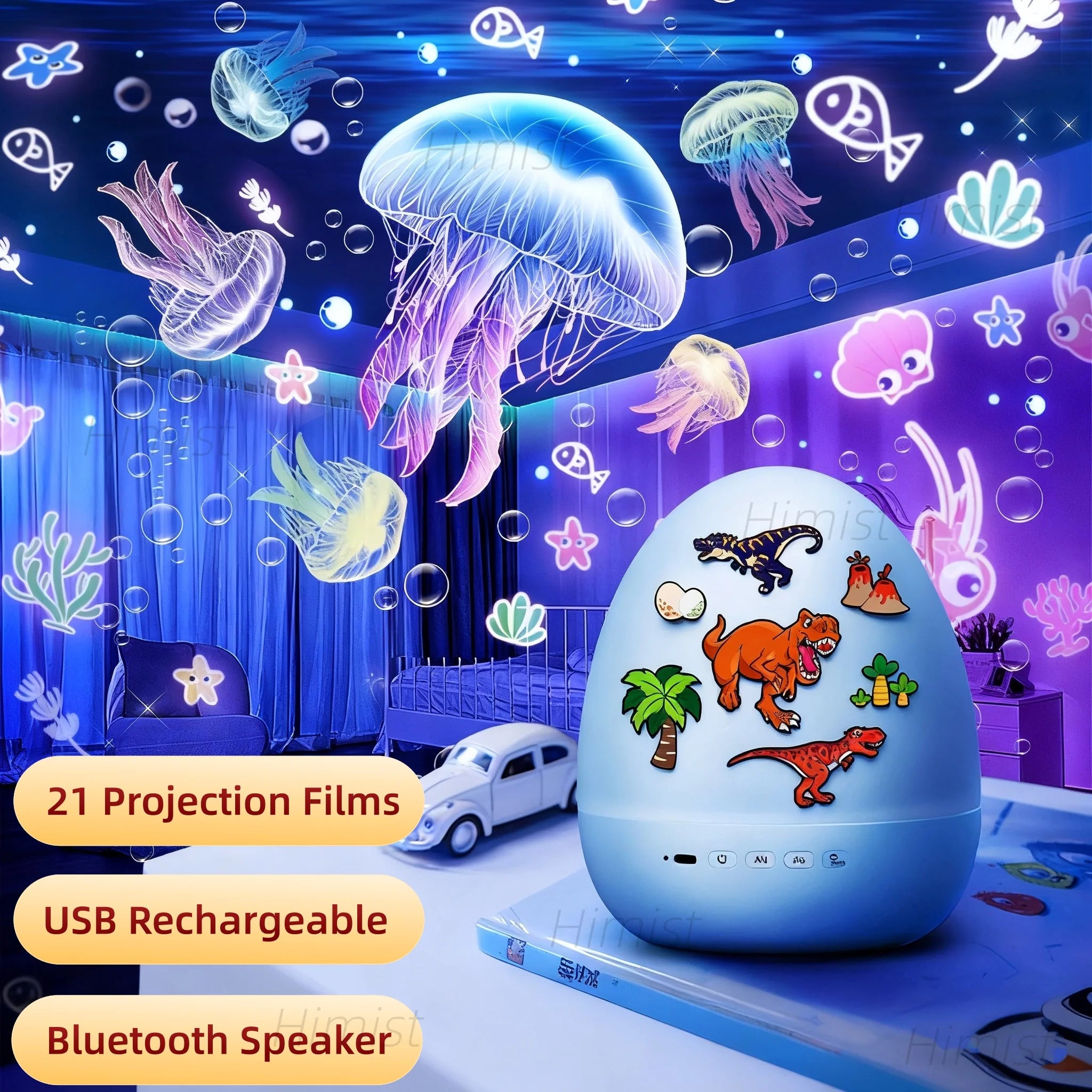 DinoGlow™ Proyector de Huevo 🦖✨ — Cielo Estrellado Mágico para Niños Tigershopping