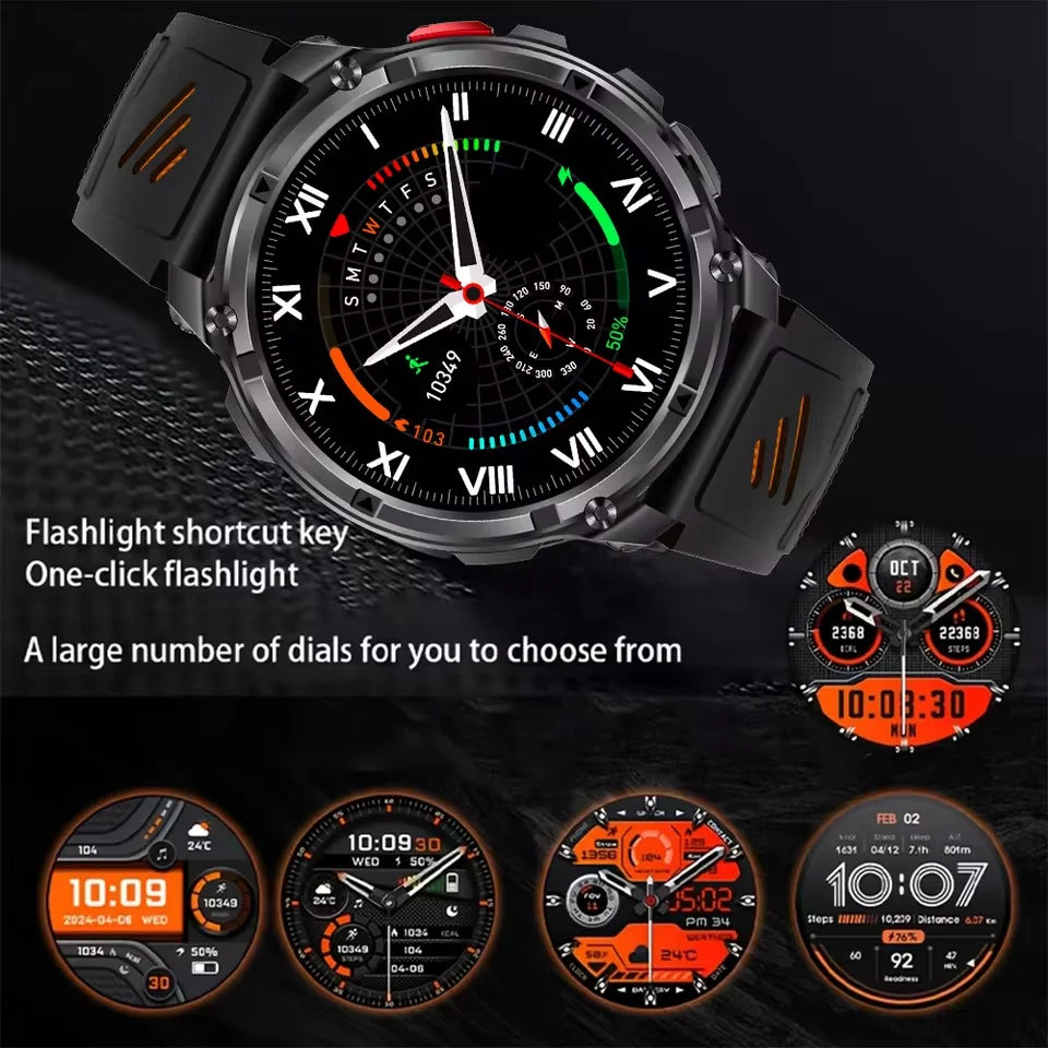 Smartwatch T-R3 Ultra — GPS, Monitor de Salud, AMOLED y Resistente al Agua Tigershopping