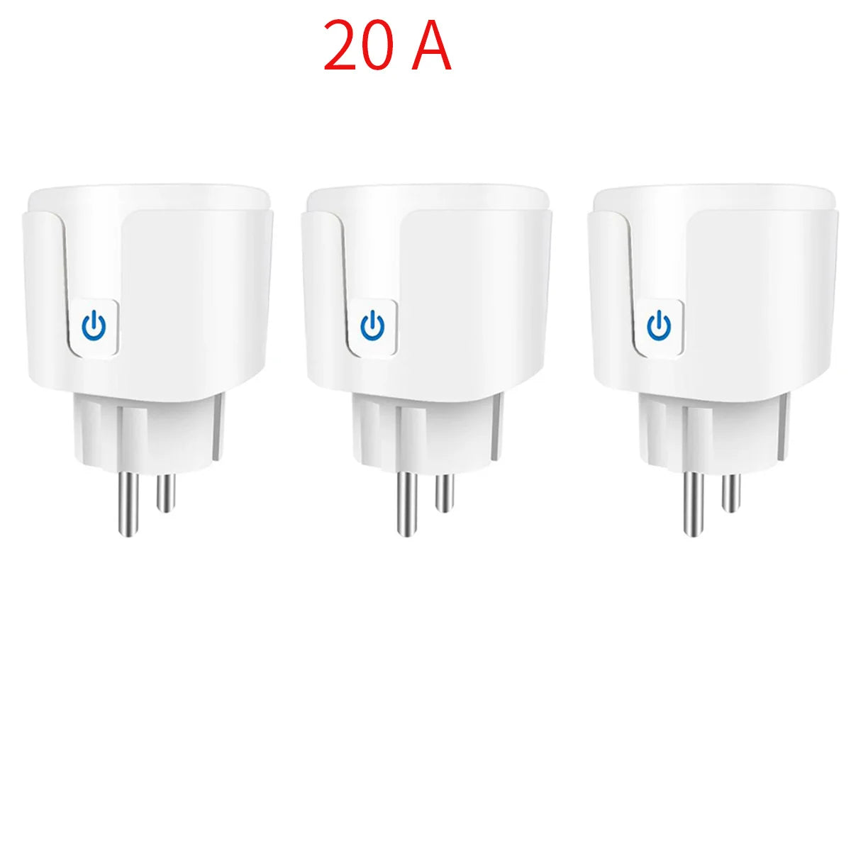 Enchufe Inteligente WiFi 16A/20A — Monitor de Energía, Temporizador y Compatible con Alexa y Google Home Tigershopping