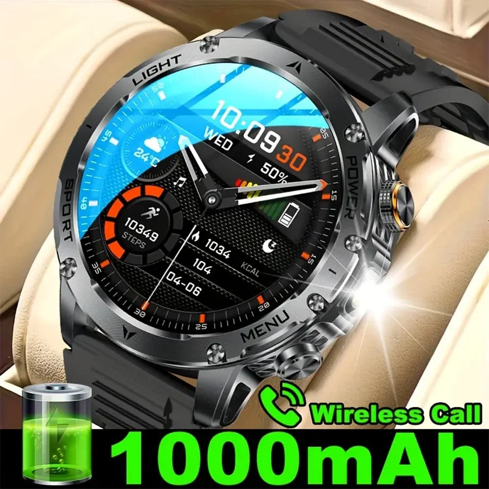 Smartwatch AK87 Pro — Llamadas Bluetooth, Monitor de Salud y Batería 1000mAh Tigershopping