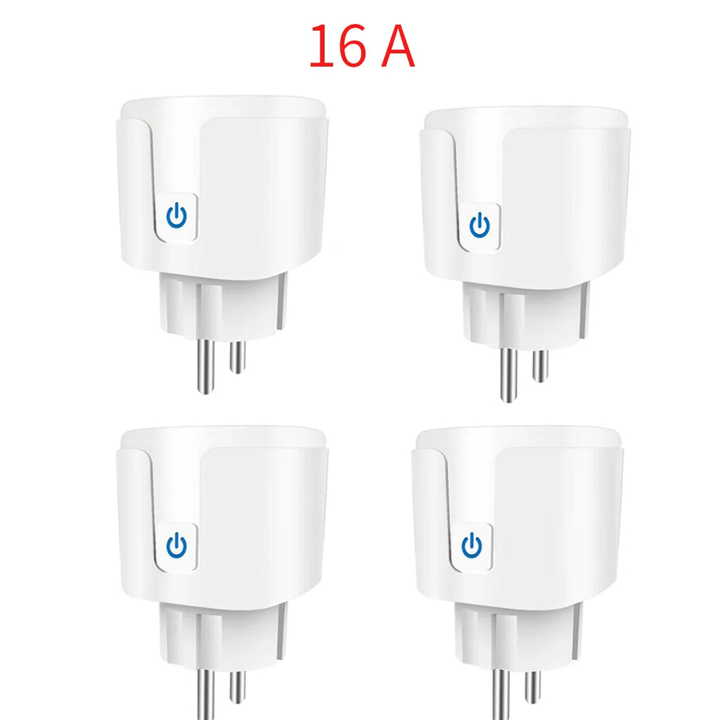 Enchufe Inteligente WiFi 16A/20A — Monitor de Energía, Temporizador y Compatible con Alexa y Google Home Tigershopping