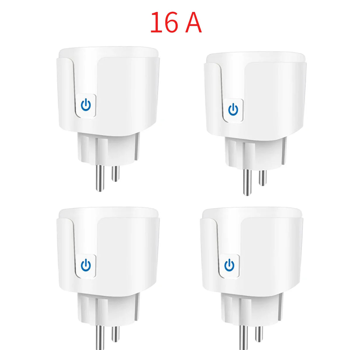 Enchufe Inteligente WiFi 16A/20A — Monitor de Energía, Temporizador y Compatible con Alexa y Google Home Tigershopping