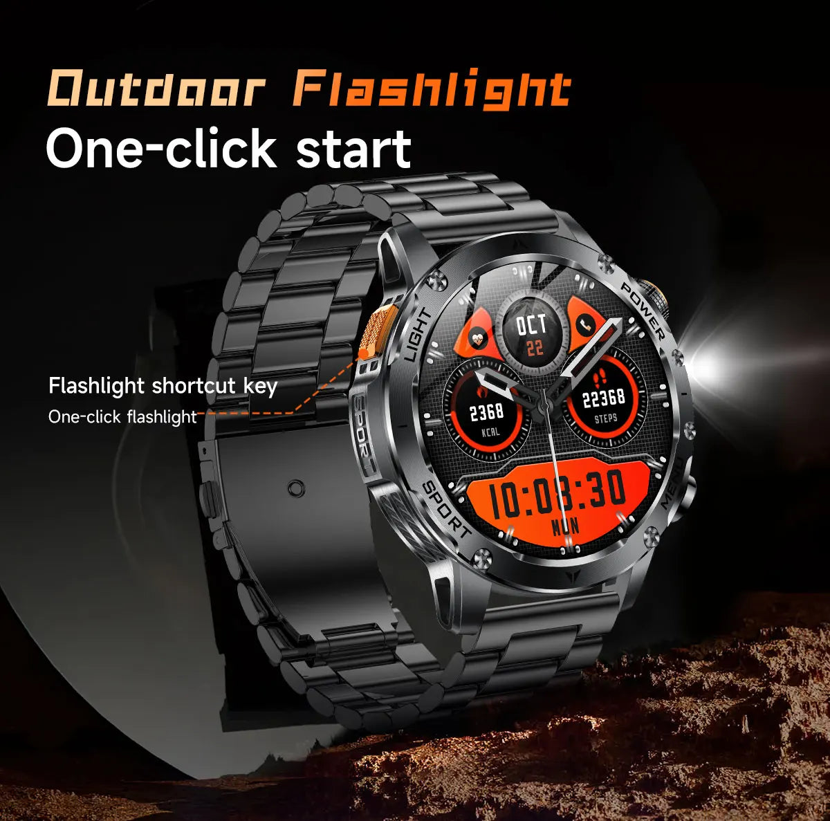 Smartwatch AK87 Pro — Llamadas Bluetooth, Monitor de Salud y Batería 1000mAh Tigershopping