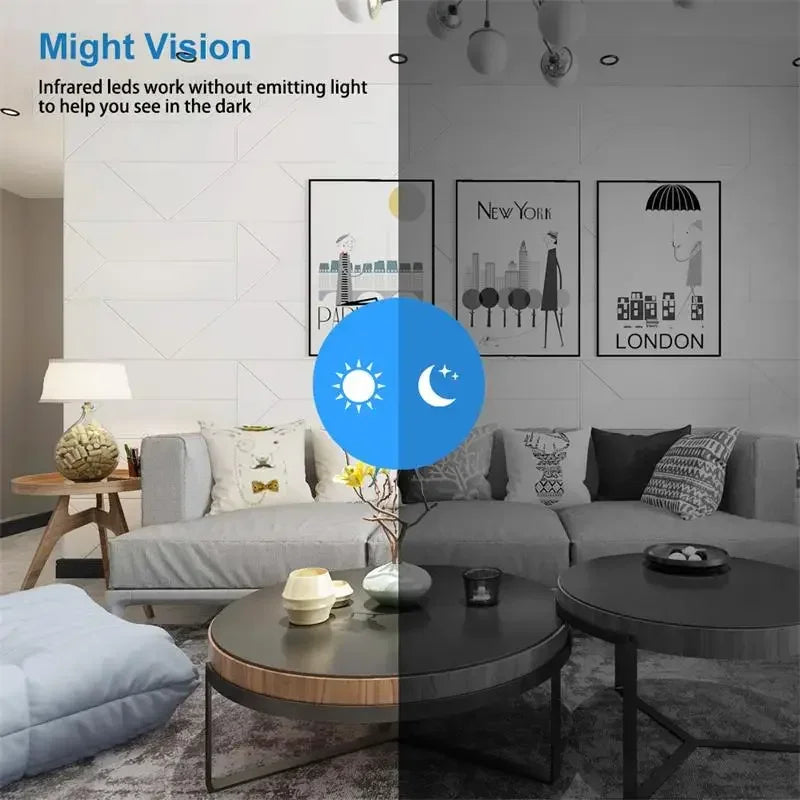 Cámara Espía WiFi 1080P — Visión Nocturna, Alertas de Movimiento y Control desde el Móvil Tigershopping