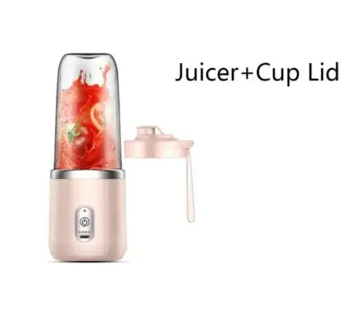Licuadora Portátil Eléctrica 400ml – Carga USB | Rosa & Azul Tigershopping