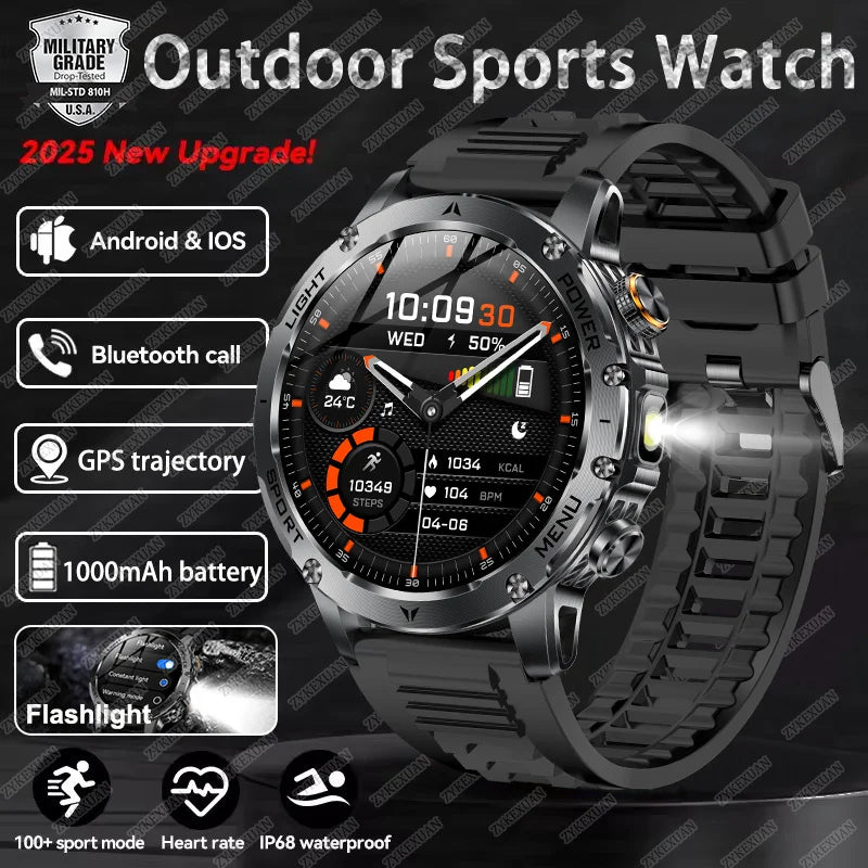 Smartwatch AK87 Pro — Llamadas Bluetooth, Monitor de Salud y Batería 1000mAh Tigershopping