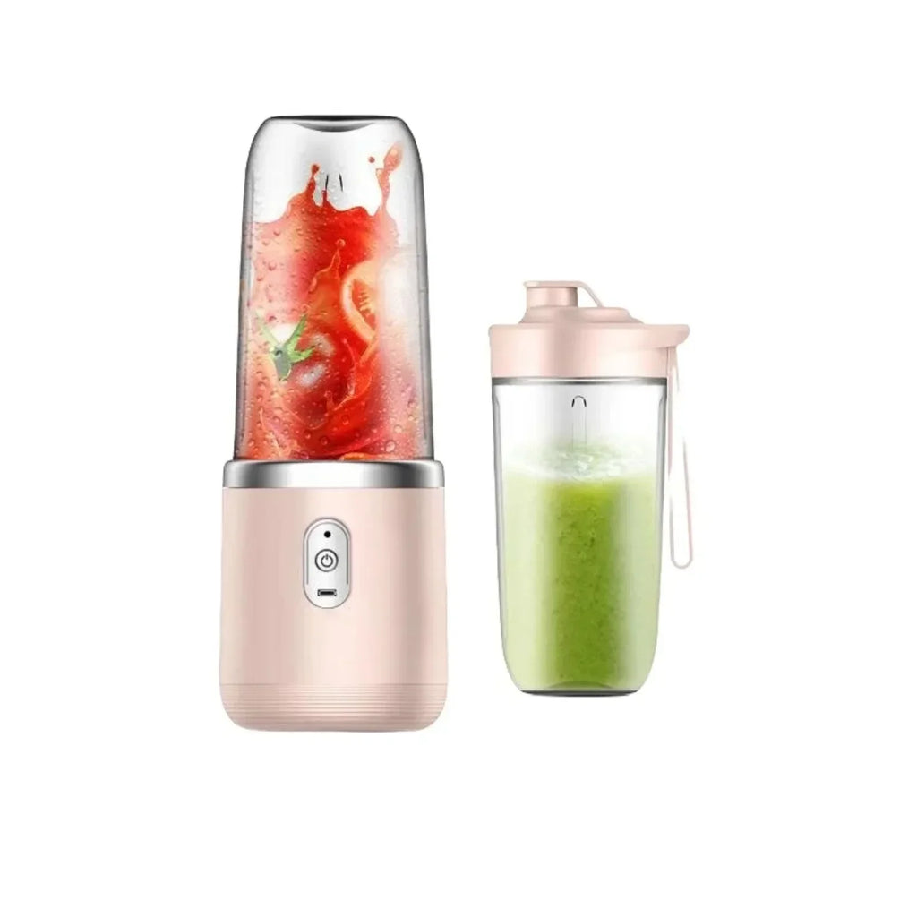 Licuadora Portátil Eléctrica 400ml – Carga USB | Rosa & Azul Tigershopping