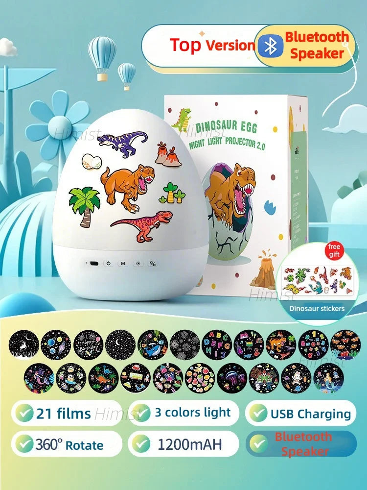 DinoGlow™ Proyector de Huevo 🦖✨ — Cielo Estrellado Mágico para Niños Tigershopping
