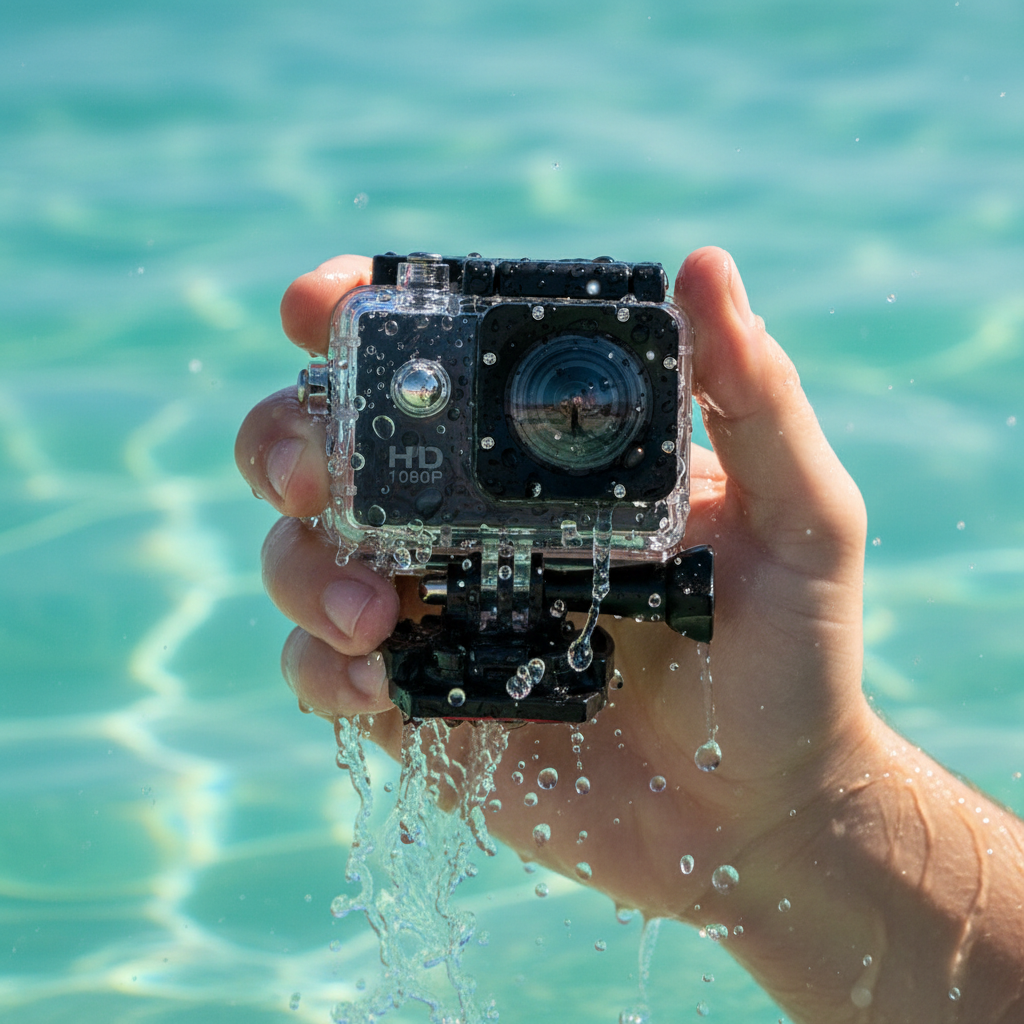 DiveX HD - Waterproof Action Camera 1080p for sports & Advent