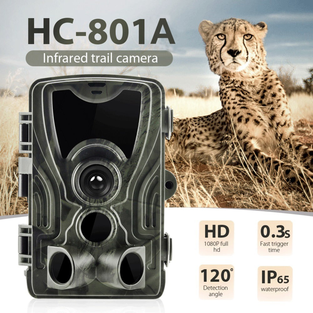 Cámara de Caza Infrarroja HC801A | 16MP | Impermeable | Vigilancia Exterior Tigershopping