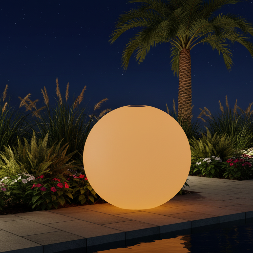 Luz LED Solar — Jardín Iluminado