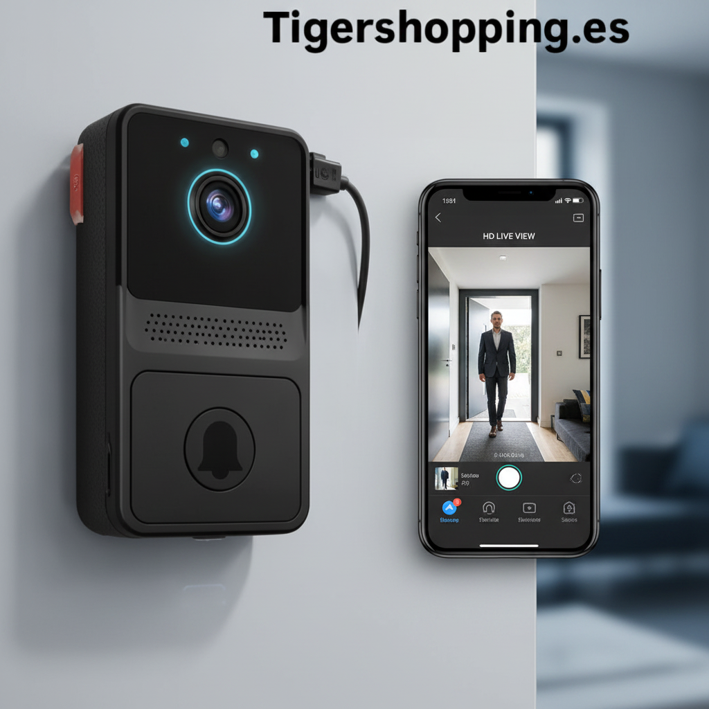 Timbre WiFi — Cámara HD en Vivo